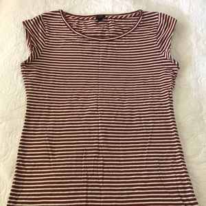 Striped JCrew Tee